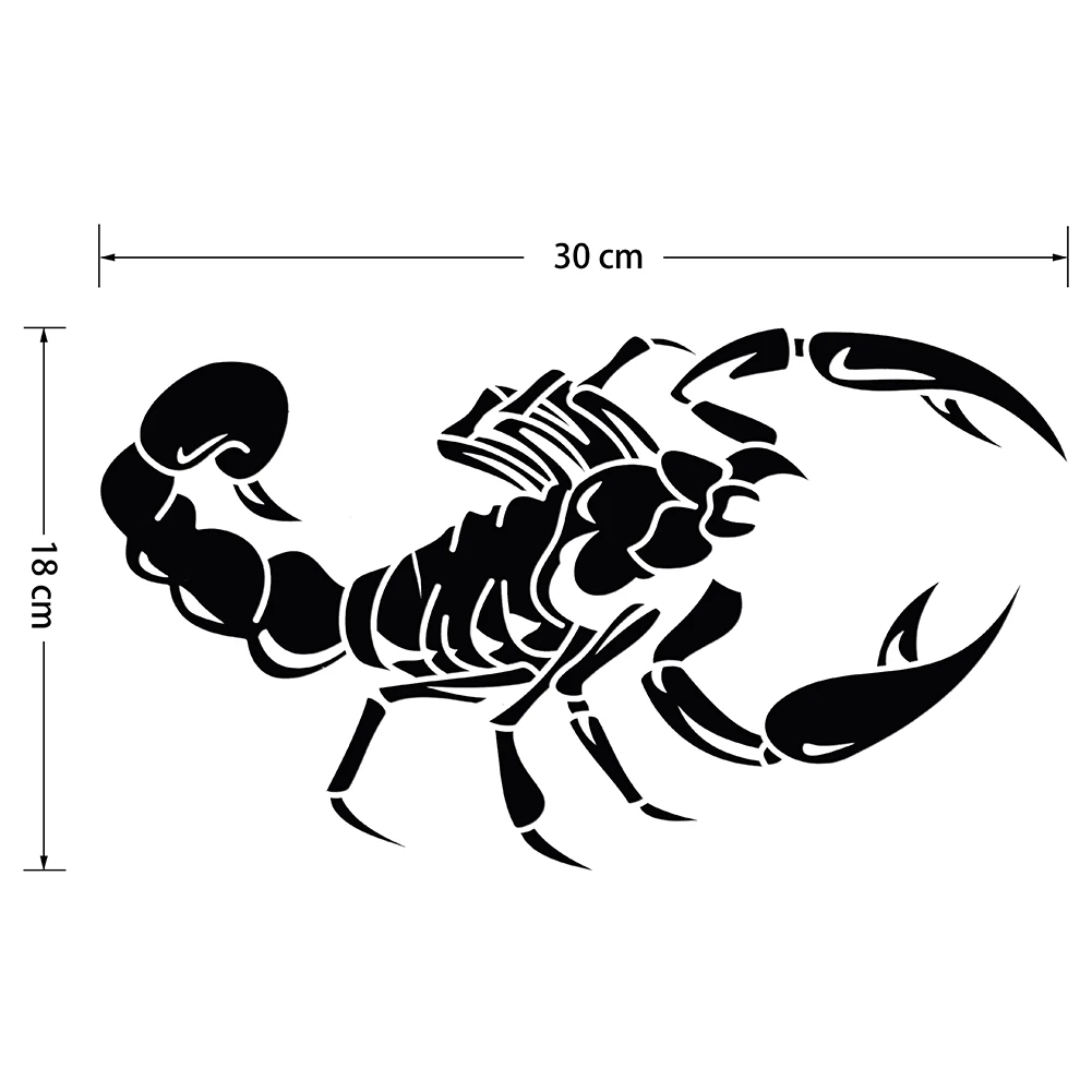 1pcs 30cm Car Sticker 3D Scorpion Pattern Cool Car Decal Paste Vinyl Decal Sticker Decoration Ornament For Cars Accessories
1pcs 30cm Car Sticker 3D Scorpion Pattern Cool Car Decal Paste Vinyl Decal Sticker Decoration Ornament For Cars Accessories