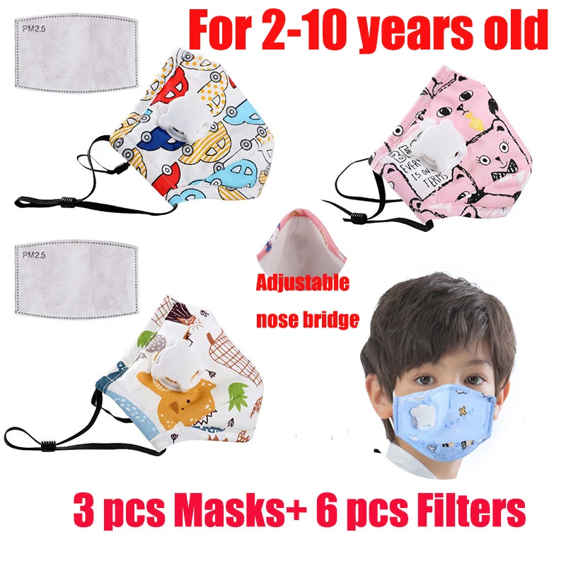 3Pcs PM2.5 Filter Children Anti-pollution Masks Boys Girls Cotton Adjustable Masks Kids child Dust Mask Washable Reusable Filter
3Pcs PM2.5 Filter Children Anti-pollution Masks Boys Girls Cotton Adjustable Masks Kids child Dust Mask Washable Reusable Filter
