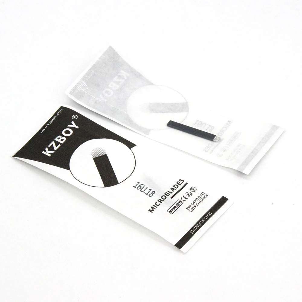 KZBOY Extremely Thin 0.18mm U-Shape Microblading Needle Disposable 16U/18U Micro-blades for Eyebrows Permanent Makeup Manual Pen
KZBOY Extremely Thin 0.18mm U-Shape Microblading Needle Disposable 16U/18U Micro-blades for Eyebrows Permanent Makeup Manual Pen