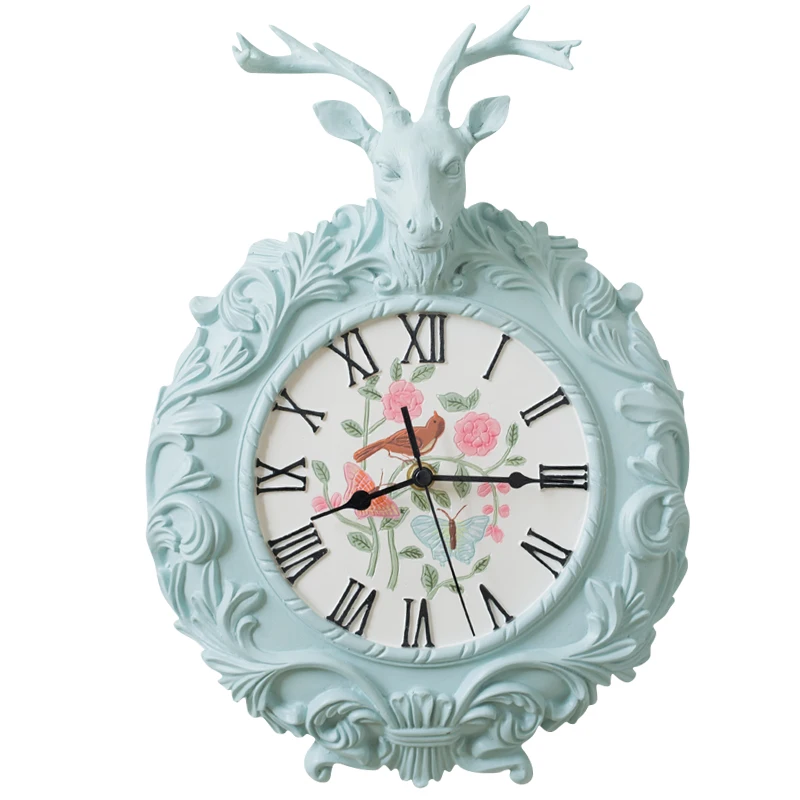 Deer head European wall wall hanging Nordic clock light luxury living room atmospheric clock home fashion personality creative
Deer head European wall wall hanging Nordic clock light luxury living room atmospheric clock home fashion personality creative
