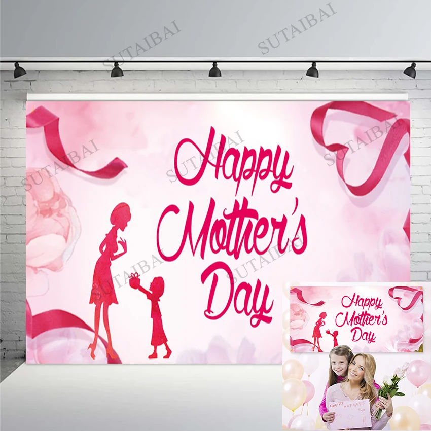 Happy Mother's Day Backdrops Love Heart Photography Background Flower Backdrop Photography Studio Mother's Day Backdrops
Happy Mother's Day Backdrops Love Heart Photography Background Flower Backdrop Photography Studio Mother's Day Backdrops