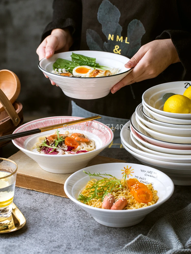 Creative Soup Bowl Single Nordic Household Ceramic Japanese-style Horn Hat Eat Noodle Beef Ramen Bowl Special for Noodle House
Creative Soup Bowl Single Nordic Household Ceramic Japanese-style Horn Hat Eat Noodle Beef Ramen Bowl Special for Noodle House
