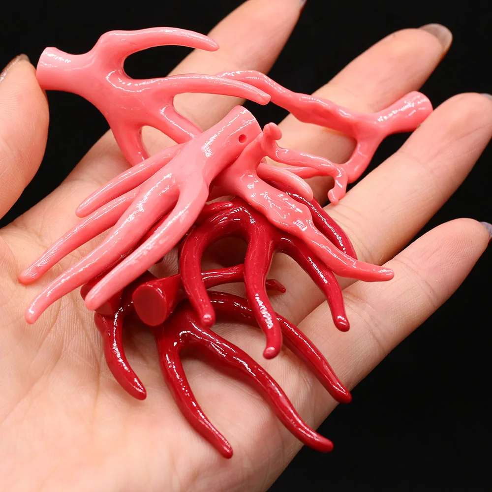 4pcs Natural Coral Pink Tree Branch Beads Craft For Jewelry MakingDIY Necklace Bracelet Earring Accessory Charm Women 33x60mm
4pcs Natural Coral Pink Tree Branch Beads Craft For Jewelry MakingDIY Necklace Bracelet Earring Accessory Charm Women 33x60mm