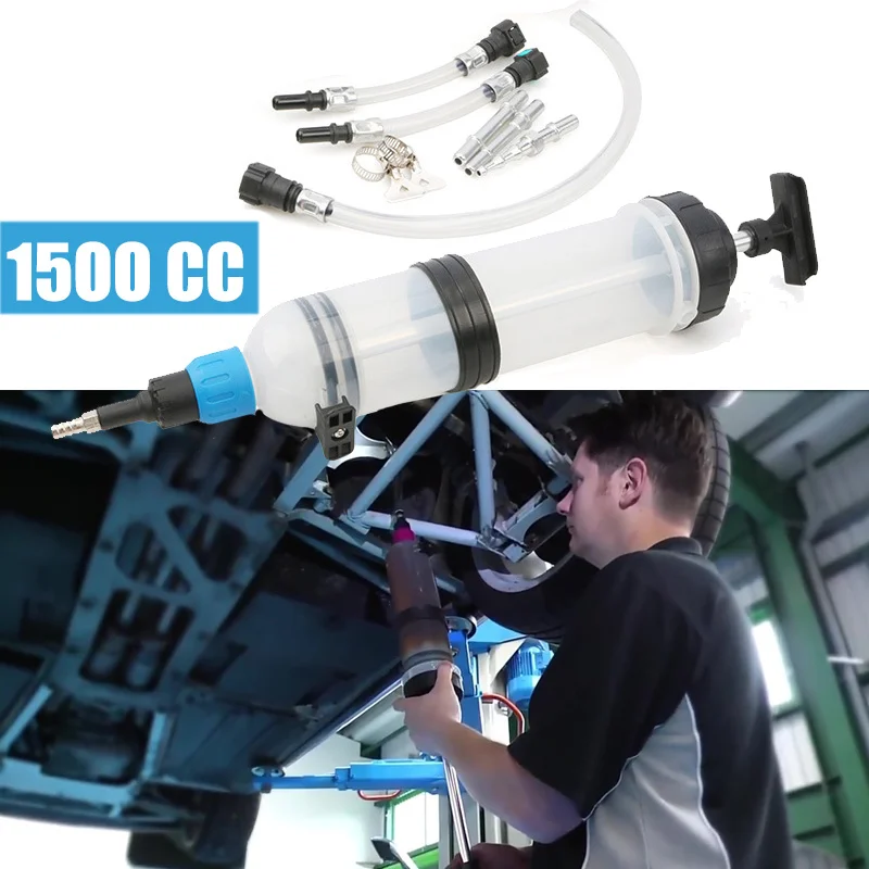1500CC Oil Extractor Filling Bottle Transfer Manual Operation Automotive Fluid Extraction Car Fuel Pump for Car Tubing Syringe
1500CC Oil Extractor Filling Bottle Transfer Manual Operation Automotive Fluid Extraction Car Fuel Pump for Car Tubing Syringe