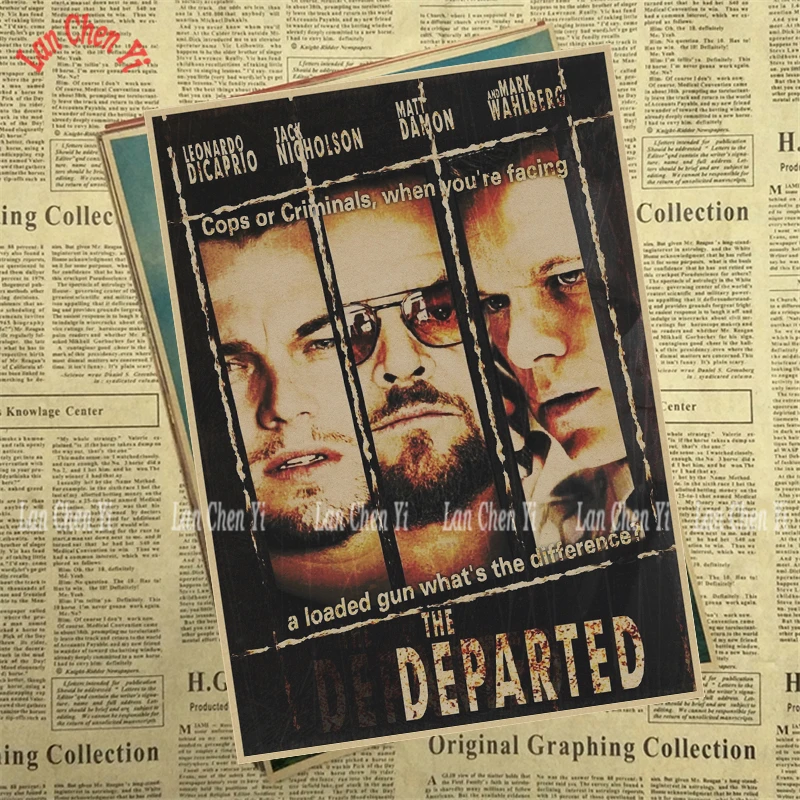 The Departed Vintage Posters For Home Bar Living Decor Kraft Paper High Quality Poster wall Sticker
The Departed Vintage Posters For Home Bar Living Decor Kraft Paper High Quality Poster wall Sticker