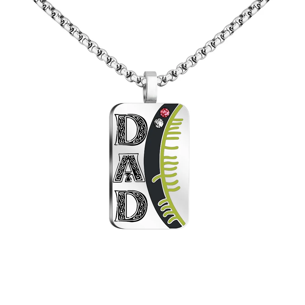 Hip Hop Army Necklace Personalized Stainless Steel DAD Diamond Pendants Hip Hop Zodiac Stone Necklaces Sweater Chain for Men
Hip Hop Army Necklace Personalized Stainless Steel DAD Diamond Pendants Hip Hop Zodiac Stone Necklaces Sweater Chain for Men