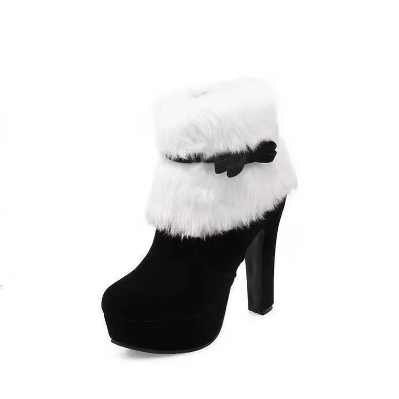 Winter Women Boots Christmas Ankle Boots High Heels Ladies Shoes Femme Warm Short Boots Red Black Shoes Plus Size 35-43
Winter Women Boots Christmas Ankle Boots High Heels Ladies Shoes Femme Warm Short Boots Red Black Shoes Plus Size 35-43