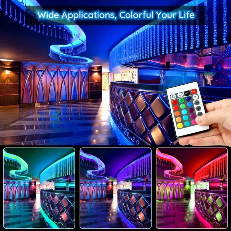 Bluetooth LED Light with RGB Flexible WiFi 802 APP Control Music Remote Control Light Tape TV Backlight 5M US Plug 
Bluetooth LED Light with RGB Flexible WiFi 802 APP Control Music Remote Control Light Tape TV Backlight 5M US Plug