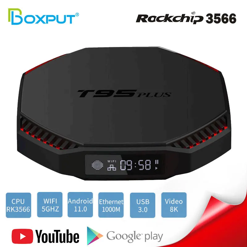 T95 Plus RK3566 Android 11.0 Tv Box 8G RAM 64GB Dual Wifi 2.4G/5G 8K Ultra HD Media Player Netflix Account Rockchip3566 TvBox
T95 Plus RK3566 Android 11.0 Tv Box 8G RAM 64GB Dual Wifi 2.4G/5G 8K Ultra HD Media Player Netflix Account Rockchip3566 TvBox