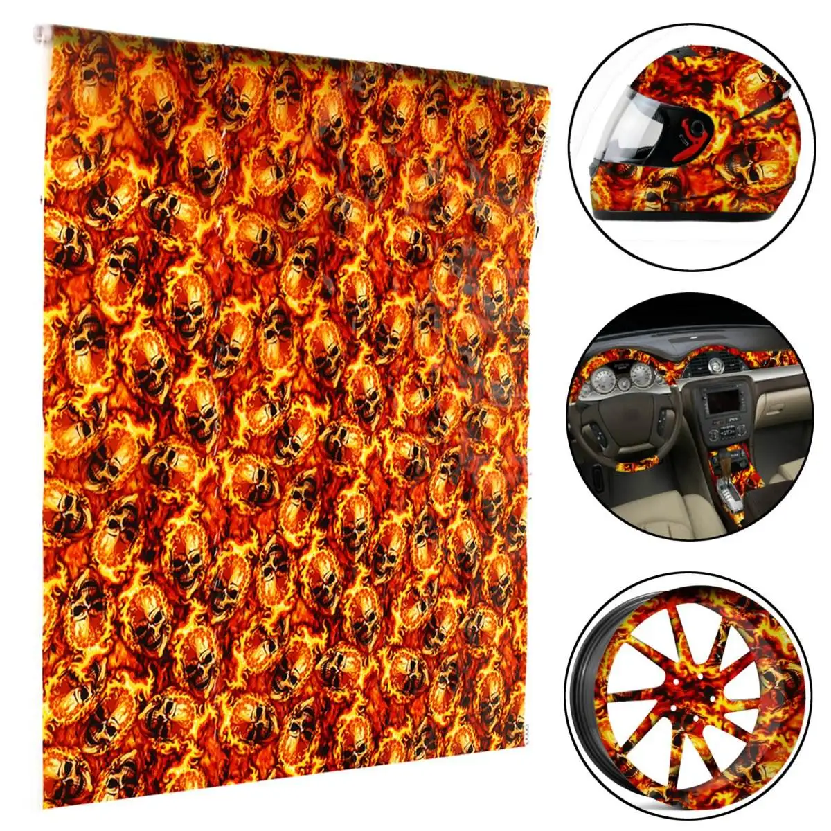 50x100cm Red Skull Flame PVA Hydrographics Film Water Dipping Transfer Printing Film Hydro Dip Style Decals Stickers Moto Decor
50x100cm Red Skull Flame PVA Hydrographics Film Water Dipping Transfer Printing Film Hydro Dip Style Decals Stickers Moto Decor