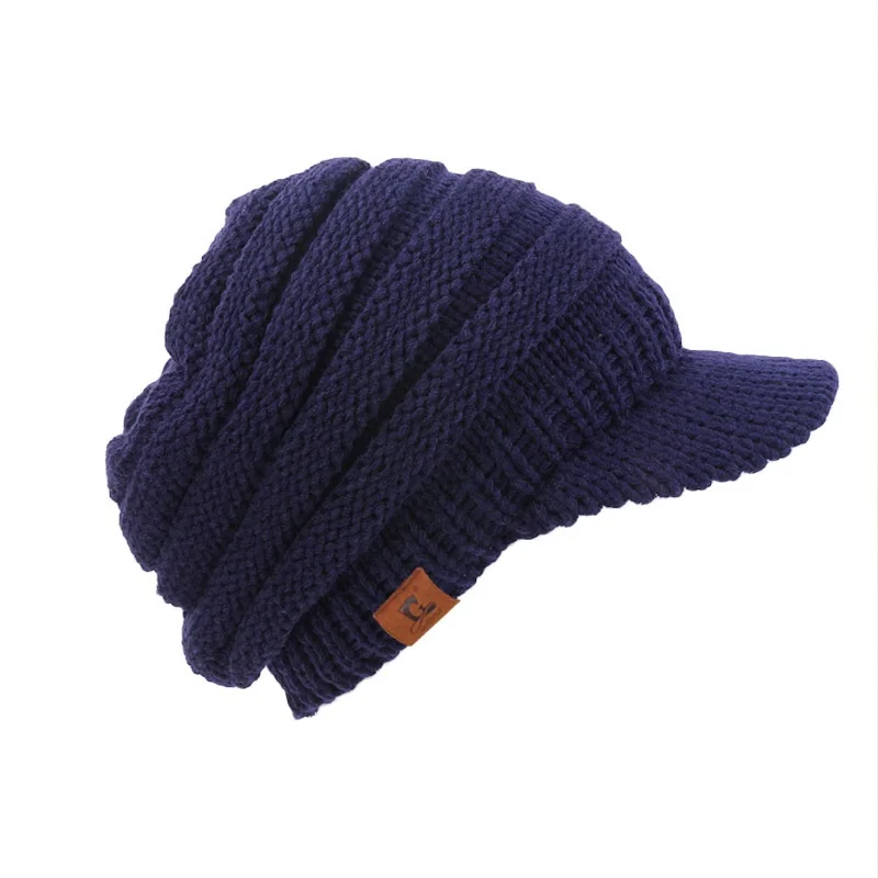 European and American popular winter hat brim wool hat with logo brim Ski Hat
European and American popular winter hat brim wool hat with logo brim Ski Hat