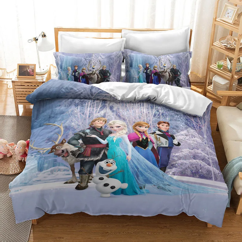 Disney Frozen 2 комплект постельного белья из трех предметов, полиэфирное волокно, пододеяльник и наволочка, Комплект постельного белья, милый ком...
Disney Frozen 2 комплект постельного белья из трех предметов, полиэфирное волокно, пододеяльник и наволочка, Комплект постельного белья, милый ком...