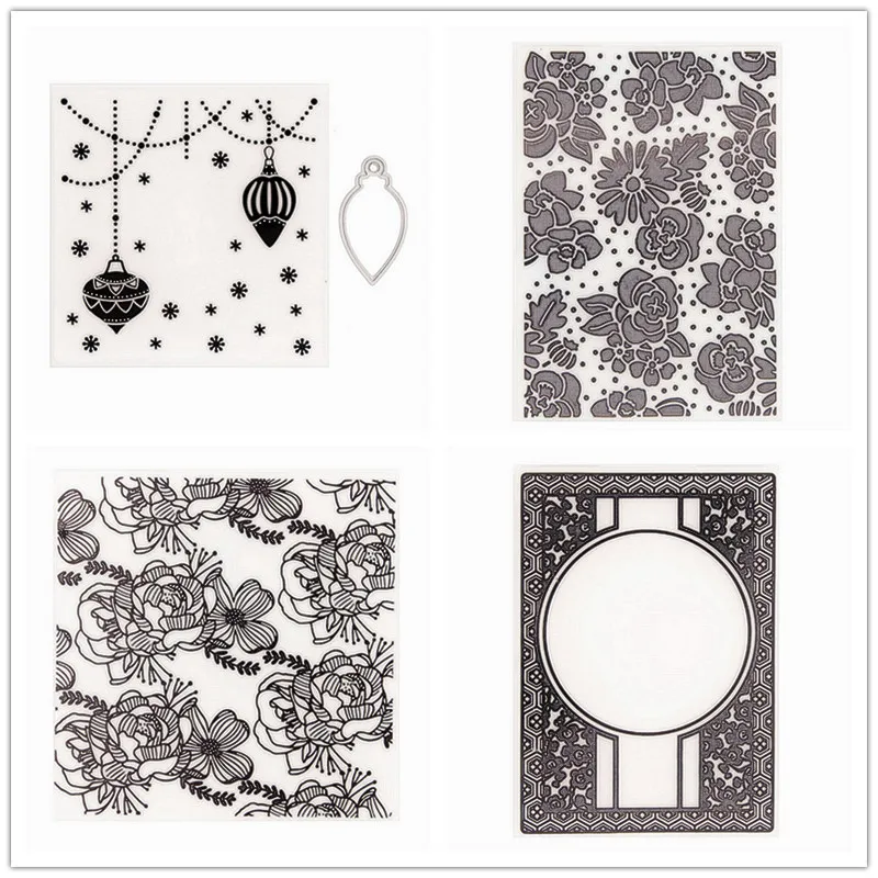 Creative Design Embossing Folders Plastic Halloween Scrapbooking DIY Template Fondant Cake Photo Album Christmas Card Making
Creative Design Embossing Folders Plastic Halloween Scrapbooking DIY Template Fondant Cake Photo Album Christmas Card Making