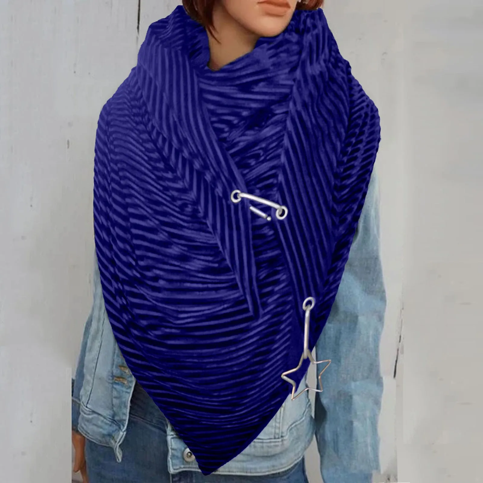New Women Vintage Scarves Winter Autumn Multi-purpose Neck Wrap Large Scarves With Buttons
New Women Vintage Scarves Winter Autumn Multi-purpose Neck Wrap Large Scarves With Buttons