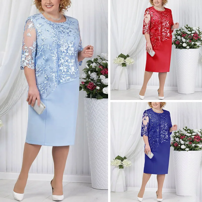 Fashion High-quality Underwear Women Ladies Slim Hollow Asymmetric Lace Half Sleeve Round Neck Dress Plus Size
Fashion High-quality Underwear Women Ladies Slim Hollow Asymmetric Lace Half Sleeve Round Neck Dress Plus Size