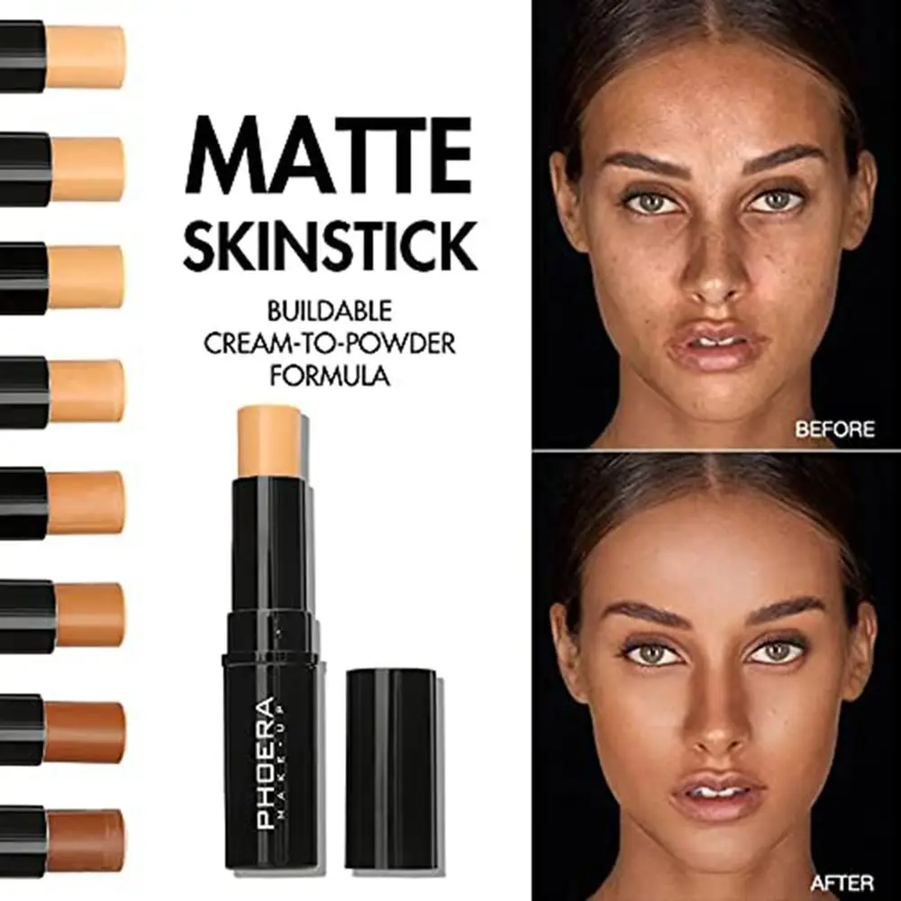Foundation Breathable Invisible Highlight Matte Skinstick Oil Control Foundation Concealer Contour Matte Makeup Stick
Foundation Breathable Invisible Highlight Matte Skinstick Oil Control Foundation Concealer Contour Matte Makeup Stick