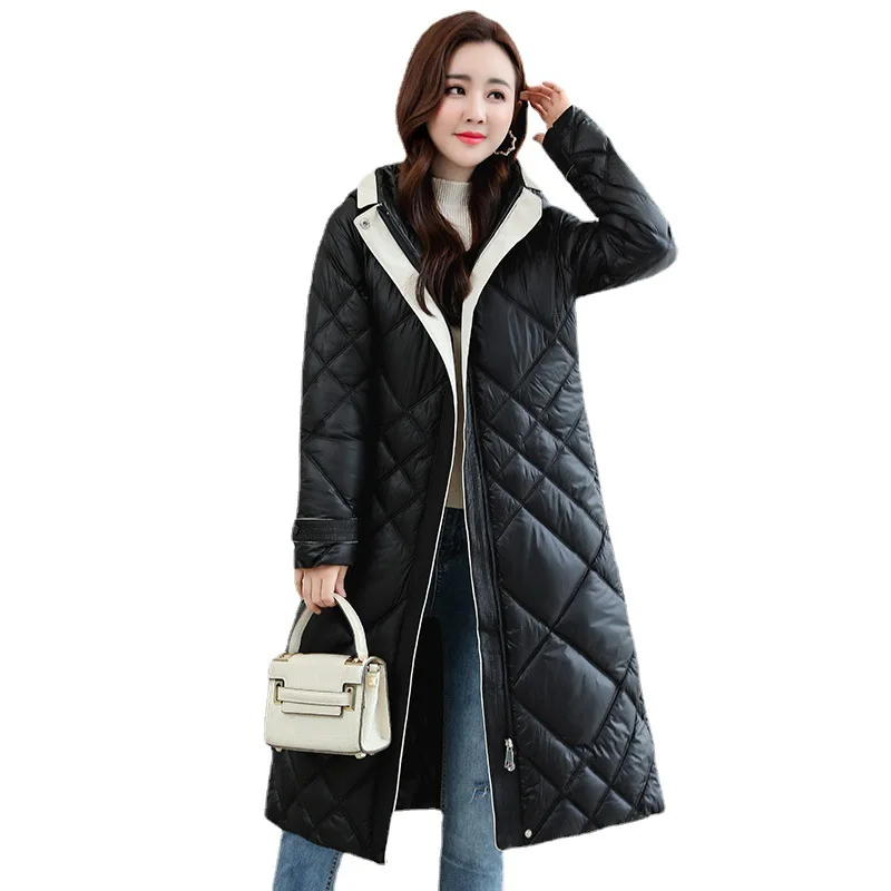 Long Coat Women Argyle Sash Hooded Long Sleeve Zipper Cotton Thicken Basic Loose Casual Lady Jacket Outwear 2021 Fashion T623
Long Coat Women Argyle Sash Hooded Long Sleeve Zipper Cotton Thicken Basic Loose Casual Lady Jacket Outwear 2021 Fashion T623