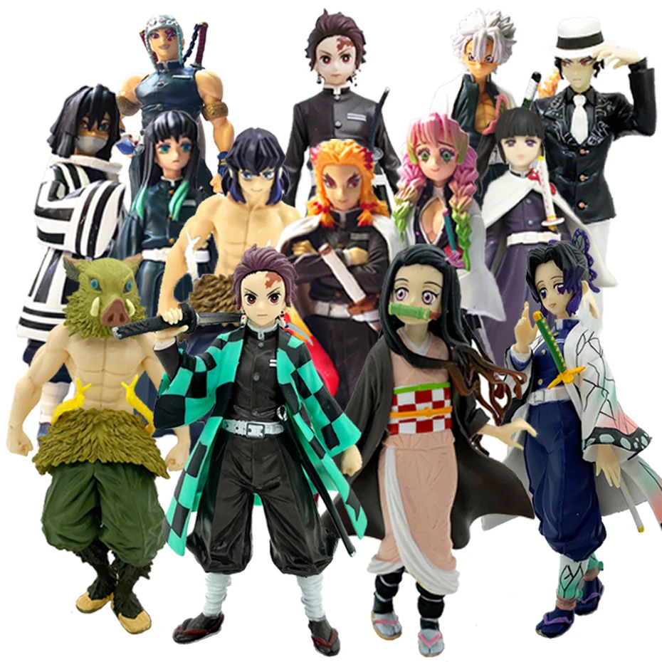 Anime Demon Slayer Figure Zenitsu Figurine Inosuke Kimetsu No Yaiba Figura PVC Model Toys Kamado Tanjirou Nezuko Action Figures
Anime Demon Slayer Figure Zenitsu Figurine Inosuke Kimetsu No Yaiba Figura PVC Model Toys Kamado Tanjirou Nezuko Action Figures