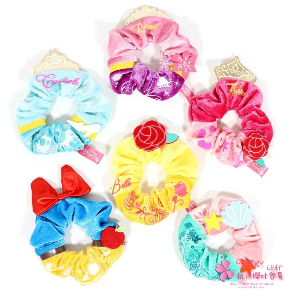 Disney baby playpens cartoon princess girl hair rope doll Accessories hair ring rubber band headwear hair circle girl gift
Disney baby playpens cartoon princess girl hair rope doll Accessories hair ring rubber band headwear hair circle girl gift