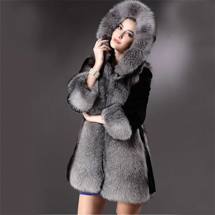 

2020 L455 faux LBACK fur fur coat women fur coats coats winter coats women