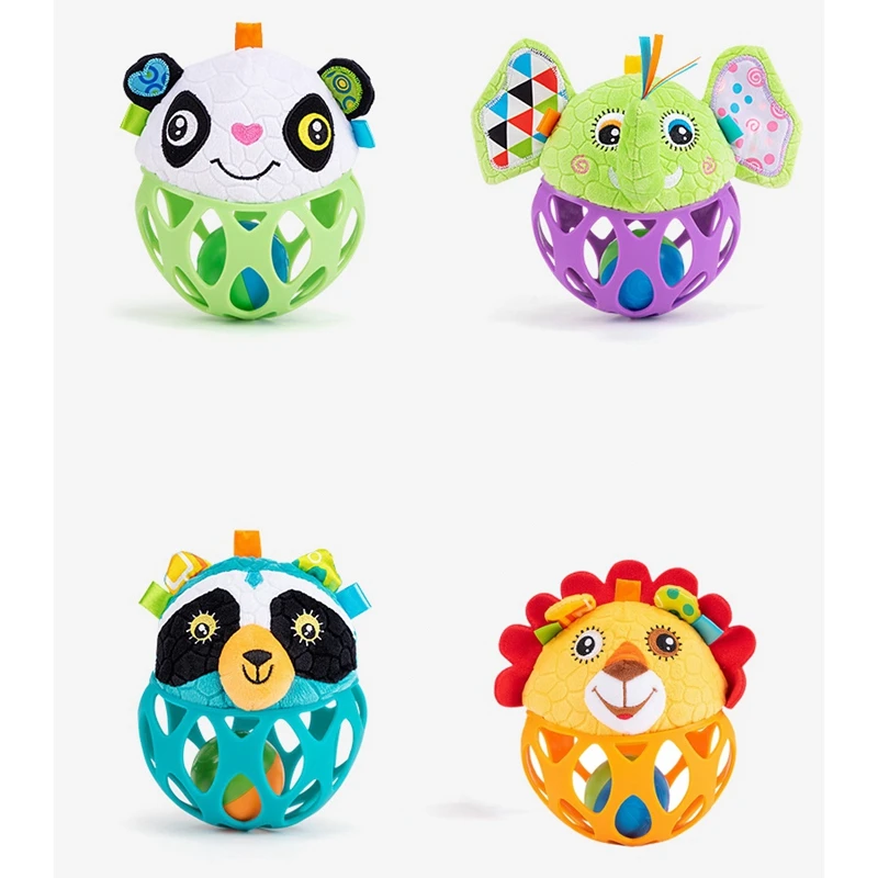 JOLLYBABY Baby Cloth Toys 0-12 Months Rattle Ball Teether Tactile Perception Animal Learning Plush Hand Grasp Ball
JOLLYBABY Baby Cloth Toys 0-12 Months Rattle Ball Teether Tactile Perception Animal Learning Plush Hand Grasp Ball