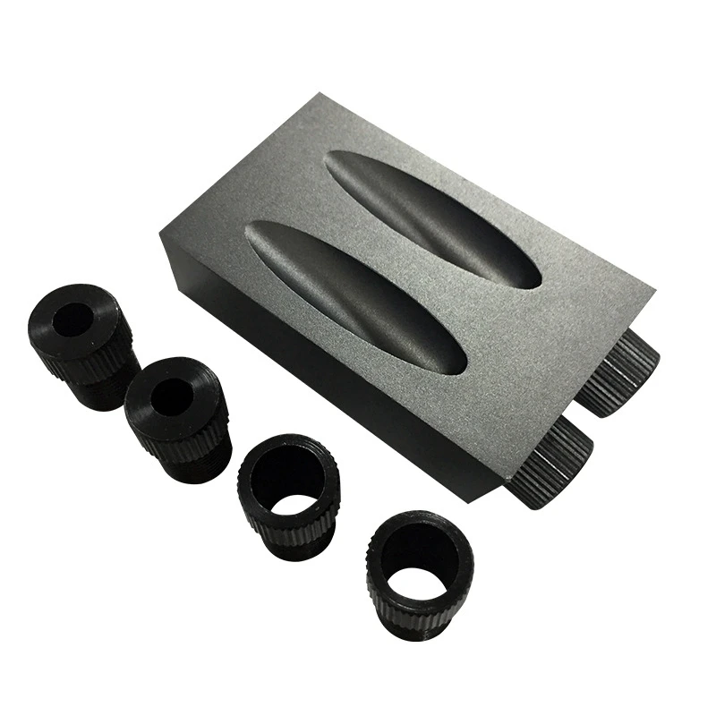Pocket Hole Jig, 15 Degree Wood Oblique Drill Guide Stainless Steel Positioner 6-10mm Locator Kit Woodworking Tool 7Pcs
Pocket Hole Jig, 15 Degree Wood Oblique Drill Guide Stainless Steel Positioner 6-10mm Locator Kit Woodworking Tool 7Pcs