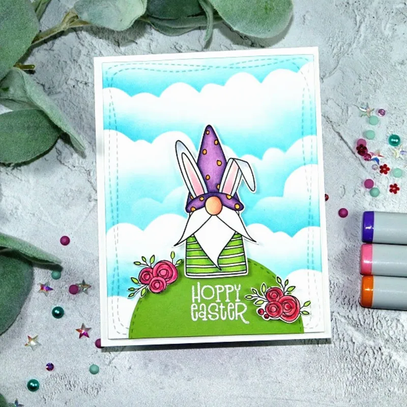 SPRING GNOMES Metal Cutting Dies and Stamps Scrapbooking dies metal cut for DIY Paper Card Making Craft Cutting Dies
SPRING GNOMES Metal Cutting Dies and Stamps Scrapbooking dies metal cut for DIY Paper Card Making Craft Cutting Dies