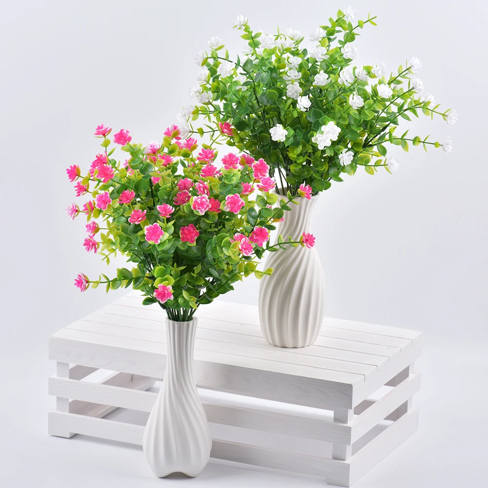 Home Decoration Artificial Plants Green Grass Eucalyptus Rose Gypsophila Calla Lily Fake Flowers Wedding Living Room Table Decor
Home Decoration Artificial Plants Green Grass Eucalyptus Rose Gypsophila Calla Lily Fake Flowers Wedding Living Room Table Decor