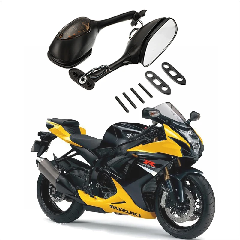 Motorcycle Rearview Side Mirrors with Turn Signal Light Indicator For Suzuki GSXR for Suzuki GSXR 600 750 1000
Motorcycle Rearview Side Mirrors with Turn Signal Light Indicator For Suzuki GSXR for Suzuki GSXR 600 750 1000