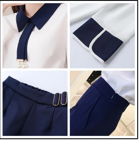 Goddess 2 Piece Set Korean Woman Suit Office Lady Two Piece Pants Sets Ensemble Femme Survetement Year-old Female Costume
Goddess 2 Piece Set Korean Woman Suit Office Lady Two Piece Pants Sets Ensemble Femme Survetement Year-old Female Costume