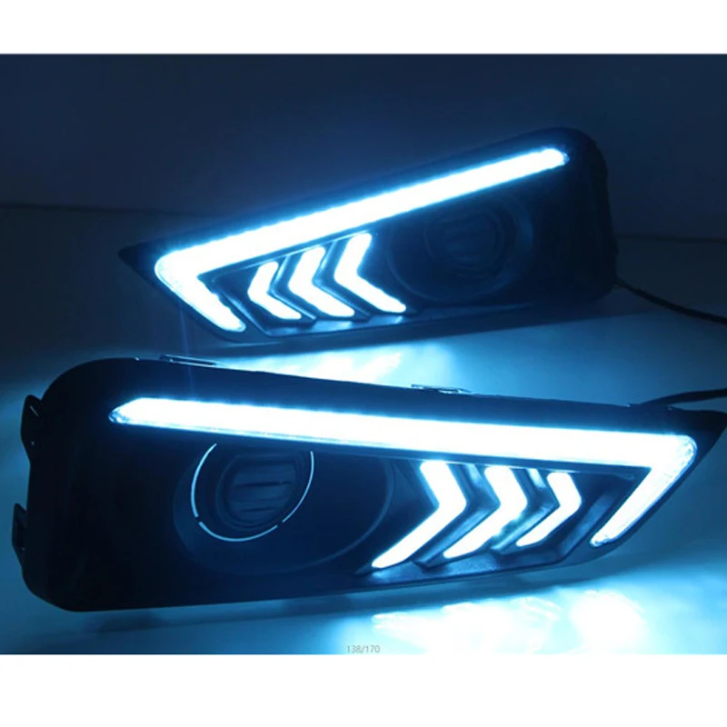Daytime running light For Honda City 2015-2017 Three-color light guide Turn signal LED Fog light
Daytime running light For Honda City 2015-2017 Three-color light guide Turn signal LED Fog light