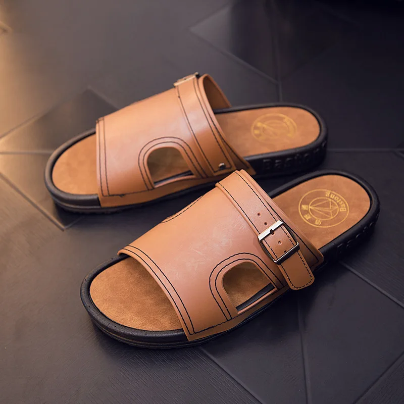 Summer Sandals Men Leather Classic Roman Sandals 2020 Slipper Outdoor Sneaker Beach Rubber Flip Flops Men Water Trekking Slipper
Summer Sandals Men Leather Classic Roman Sandals 2020 Slipper Outdoor Sneaker Beach Rubber Flip Flops Men Water Trekking Slipper