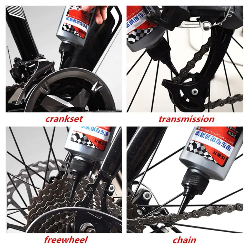 100ml Bicycle Special Lubricant MTB Road Bike Dry Lube Chain Fork Flywheel Oil 
100ml Bicycle Special Lubricant MTB Road Bike Dry Lube Chain Fork Flywheel Oil