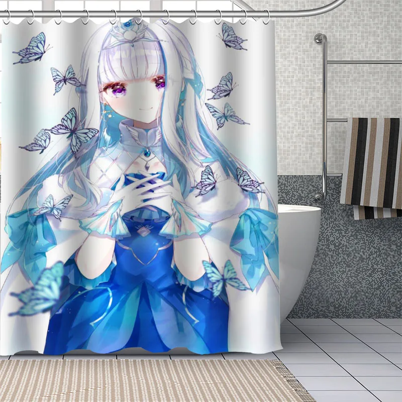 Hot Custom Anime Game Lize Helesta Curtains Polyester Bathroom Waterproof Shower Curtain With Plastic Hooks More Size
Hot Custom Anime Game Lize Helesta Curtains Polyester Bathroom Waterproof Shower Curtain With Plastic Hooks More Size