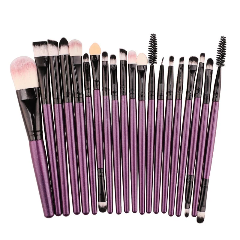 20Pcs Makeup Brushes Set Eye Shadow Foundation Loose Powder Eyebrow Eyeliner Eyelash Lip Cream Cosmetic Beauty Tool Kit Hot
20Pcs Makeup Brushes Set Eye Shadow Foundation Loose Powder Eyebrow Eyeliner Eyelash Lip Cream Cosmetic Beauty Tool Kit Hot
