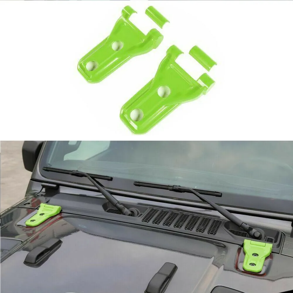2pcs Green Car Engine Hood Hinge Cover Trim Accessories For Jeep Wrangler JL 2018-2020 High-quality ABS Car Sticker
2pcs Green Car Engine Hood Hinge Cover Trim Accessories For Jeep Wrangler JL 2018-2020 High-quality ABS Car Sticker