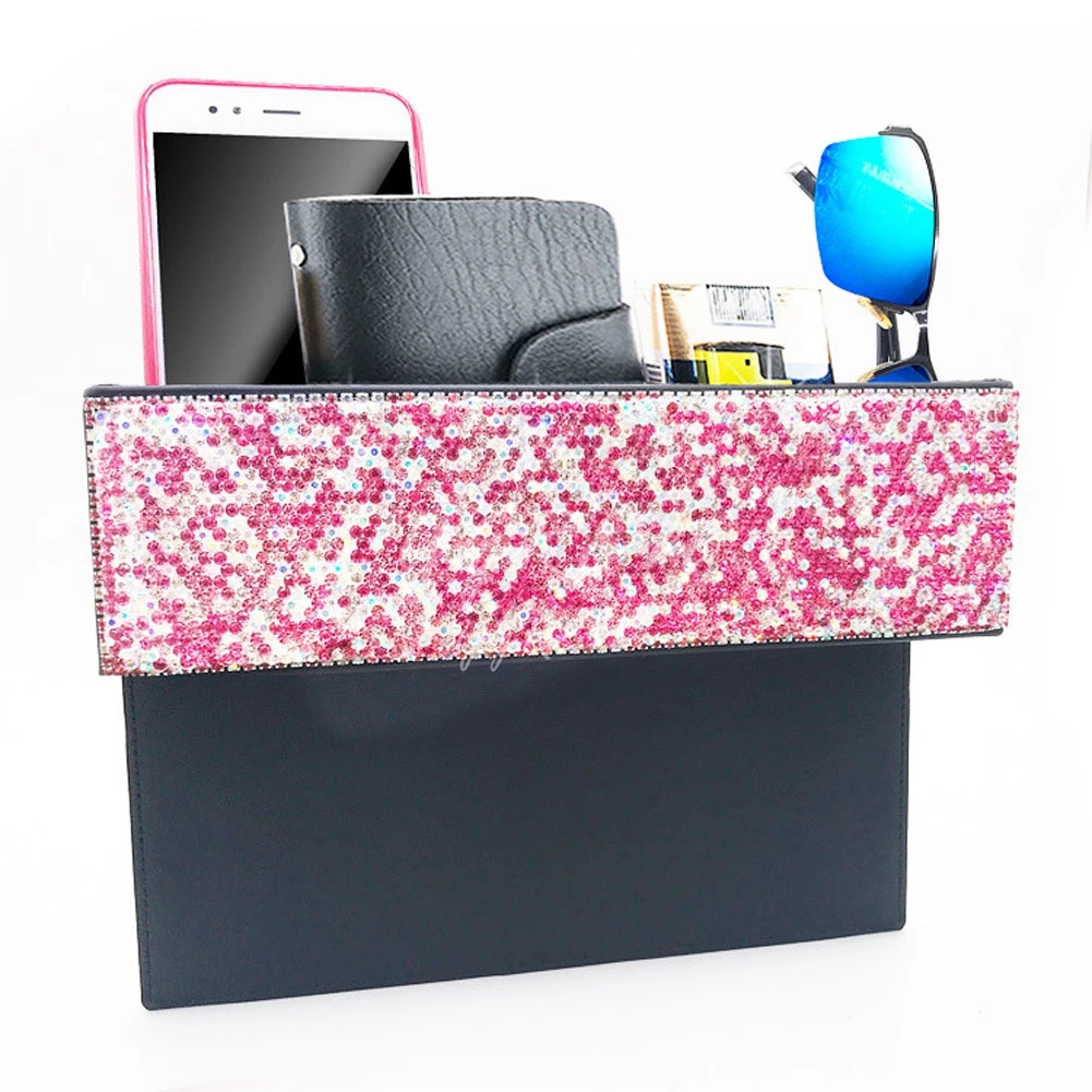 Car Supplies Seat Crevice Storage Box Universal Diamond Multi-functional Car Storage Box Organizer Holders with Rhinestone
Car Supplies Seat Crevice Storage Box Universal Diamond Multi-functional Car Storage Box Organizer Holders with Rhinestone