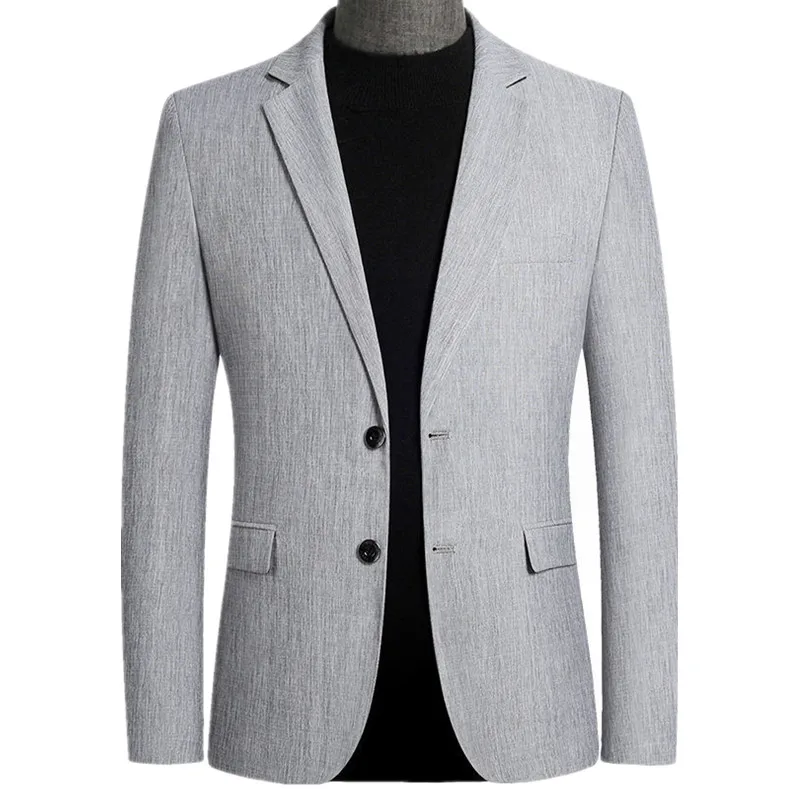 Men Solid Color Blazers Fashion Long Sleeve Lapel Suits Men Single Breasted Cotton Outerwear Men Leisure Cozy Blazer 4XL
Men Solid Color Blazers Fashion Long Sleeve Lapel Suits Men Single Breasted Cotton Outerwear Men Leisure Cozy Blazer 4XL
