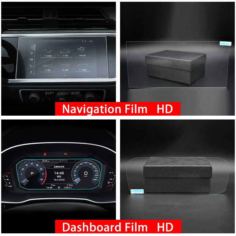 Tempered Glass Film For Audi Q3 2019 2020 Car GPS Navigation Screen Dashboard Protector Film LCD Touch Sticker Accessories
Tempered Glass Film For Audi Q3 2019 2020 Car GPS Navigation Screen Dashboard Protector Film LCD Touch Sticker Accessories