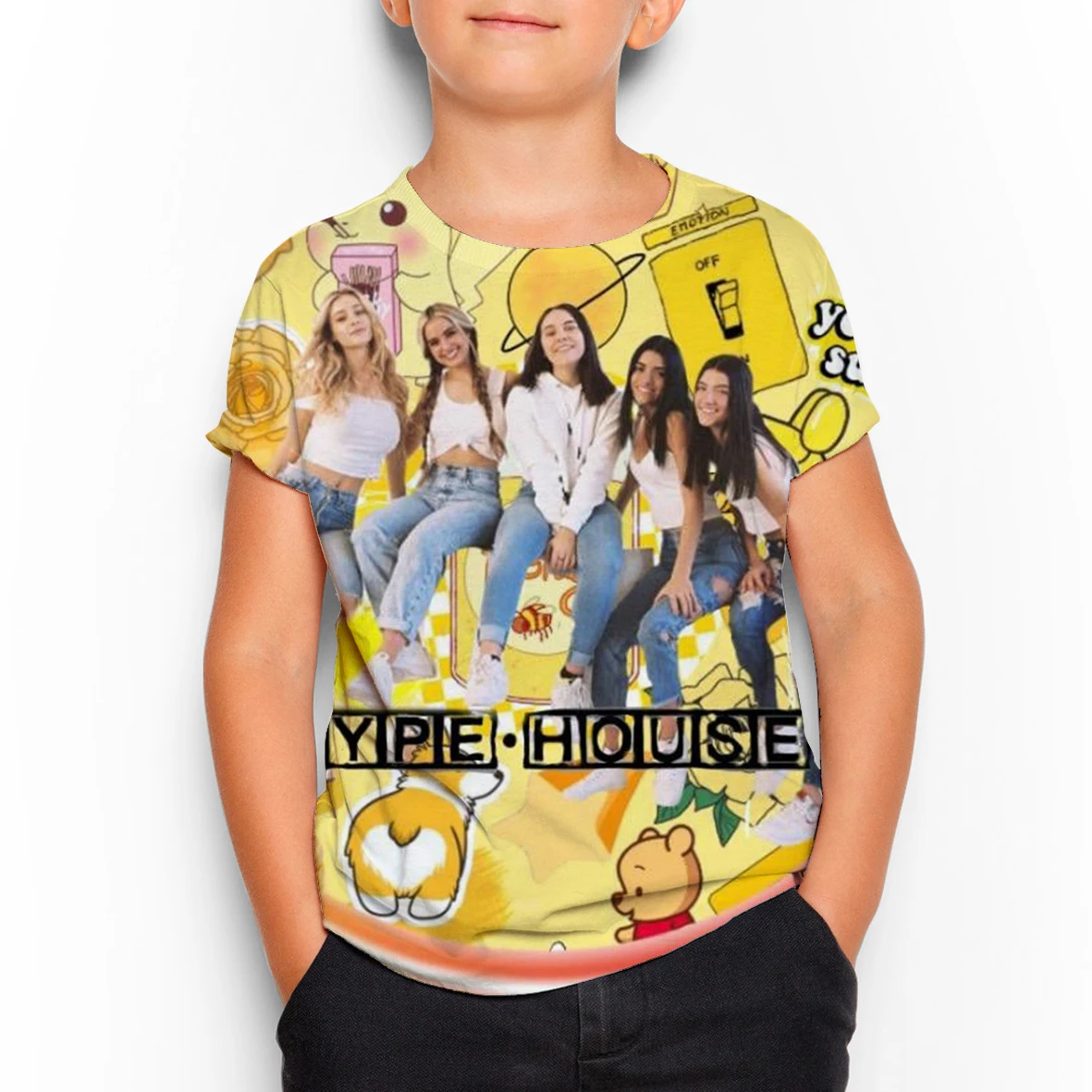 Hype House 3D Cartoon Summer Kids T-shirt Cute Unisex T-shirt Children Boys Short Sleeves Tees Kids Tops For Girls Clothes 
Hype House 3D Cartoon Summer Kids T-shirt Cute Unisex T-shirt Children Boys Short Sleeves Tees Kids Tops For Girls Clothes