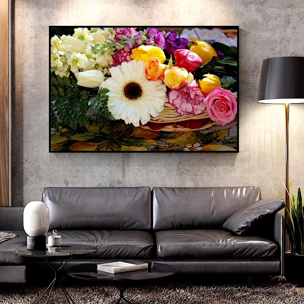 Artcozy Oil Canvas Painting roses_carnations_gerberas_tulips_flowers_arrangement_basket For Home Decoration Wall Art
Artcozy Oil Canvas Painting roses_carnations_gerberas_tulips_flowers_arrangement_basket For Home Decoration Wall Art