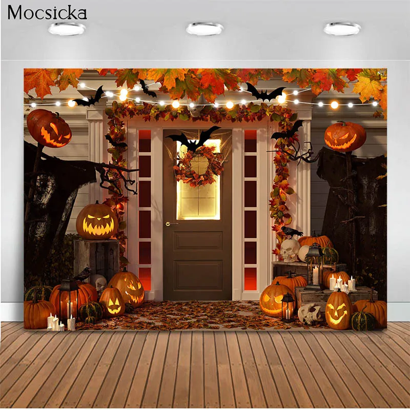 Halloween Theme Background Pumpkin Lantern Bat Cobweb Background Decoration Style Mess Up Photo Background Photography Studio
Halloween Theme Background Pumpkin Lantern Bat Cobweb Background Decoration Style Mess Up Photo Background Photography Studio