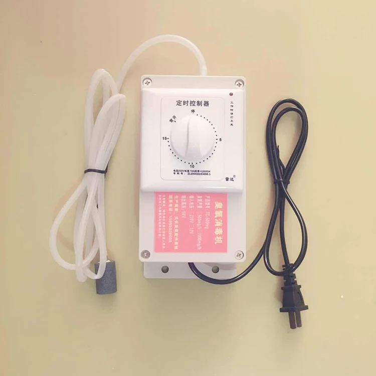 500mg Ozone Generator with 220V Time Switch, Fruit and Vegetable And Fish Tank Disinfection Machine