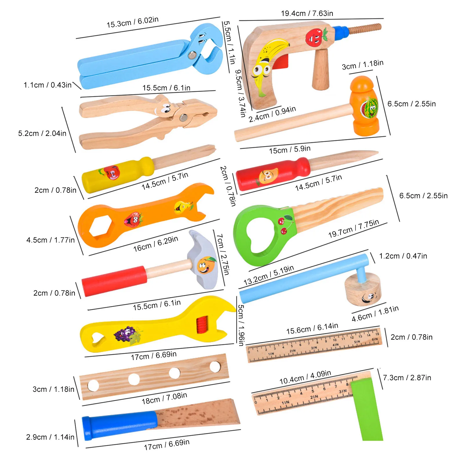 Pretend Play Wooden Tool Box Set With Tools Kids Pretend Play Assembly Building Block Construction Toy Set Gift For Toddlers Kid
Pretend Play Wooden Tool Box Set With Tools Kids Pretend Play Assembly Building Block Construction Toy Set Gift For Toddlers Kid