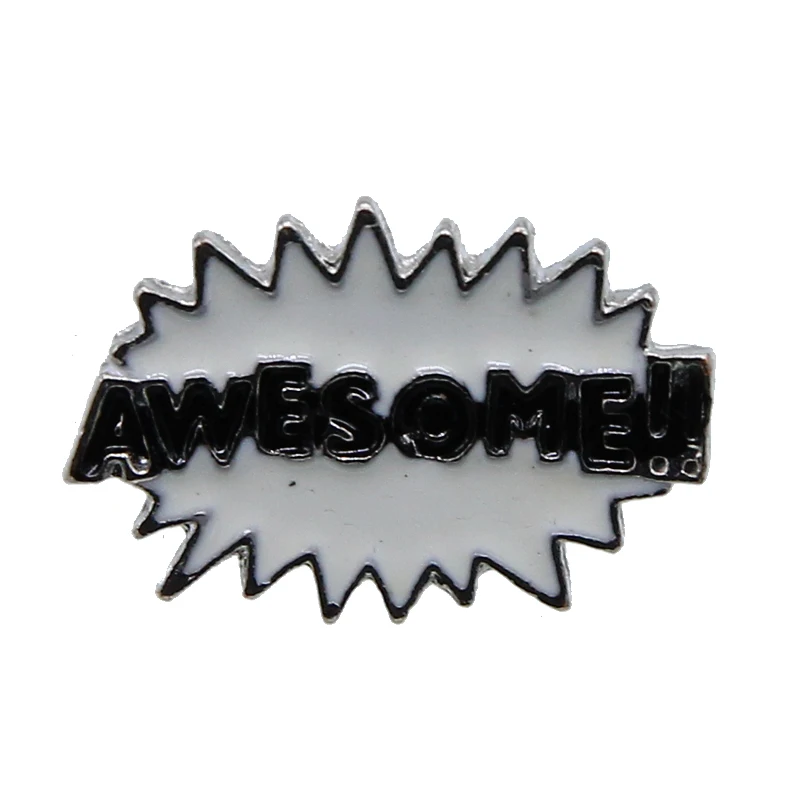 Interest Symbol Brooches Women Jewelry Kids Broche Cute Awesome Enamel Hijab Pins Denim Lapel Pin Bag Icons Badge | Украшения и
