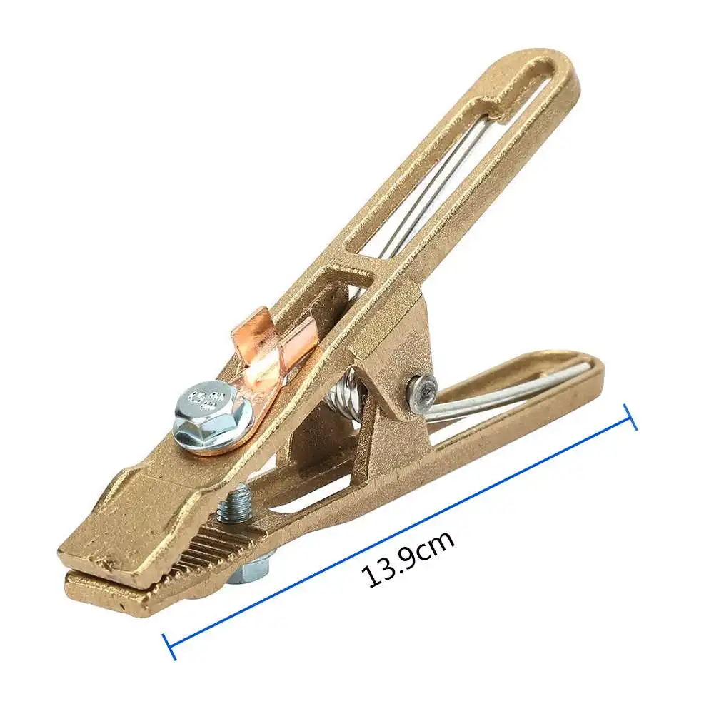 260A Simple Structure Brass A Shape Ground Welding Earth Clamp for Welding Machine Reliable Use Sturdiness And Durability
260A Simple Structure Brass A Shape Ground Welding Earth Clamp for Welding Machine Reliable Use Sturdiness And Durability