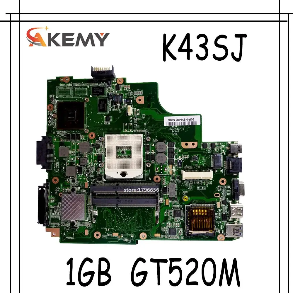 Akemy K43SJ материнская плата ноутбука для Asus X43S A43S K43S A83S A84S K43SV материнская плата 100% OK 1 ГБ GT520M
Akemy K43SJ материнская плата ноутбука для Asus X43S A43S K43S A83S A84S K43SV материнская плата 100% OK 1 ГБ GT520M