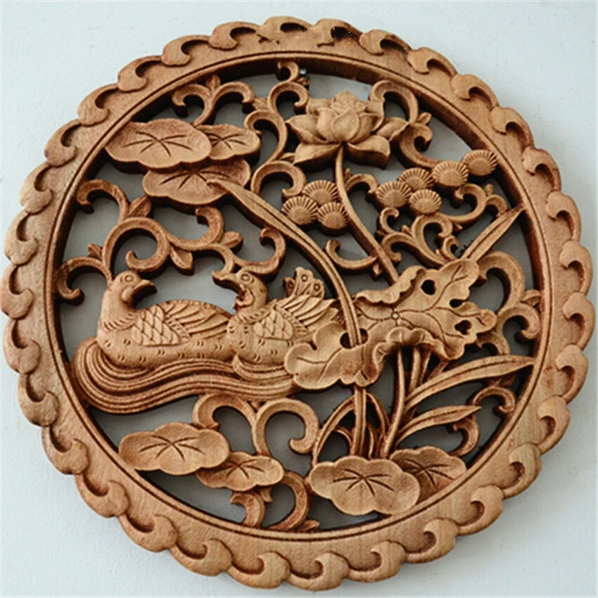 Китайская ручная резная скульптура утка мандарина камфорская круглая доска настенная скульптура
Китайская ручная резная скульптура утка мандарина камфорская круглая доска настенная скульптура