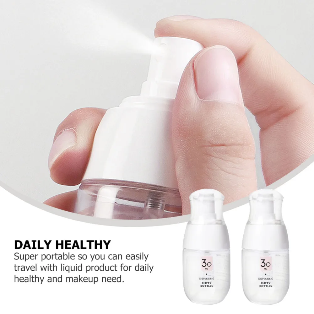 2Pcs Perfume Bottles Toner Dispensing Bottles Portable Makeup Bottles
2Pcs Perfume Bottles Toner Dispensing Bottles Portable Makeup Bottles