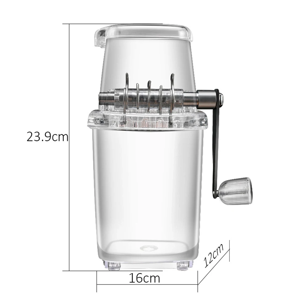 new high quality 1L portable transparent manual ice crusher shredder shredder hand crank ice crusher high quality ice crusher
new high quality 1L portable transparent manual ice crusher shredder shredder hand crank ice crusher high quality ice crusher